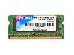 4GB SODIMM DDR3 Patriot