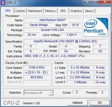 Intel Pentium Dual-Core G620T 2.2GHz