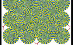 Dots In Grid - Hermann's Illusion