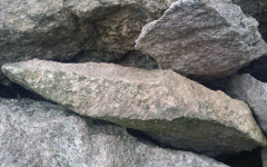 stones, large, holes